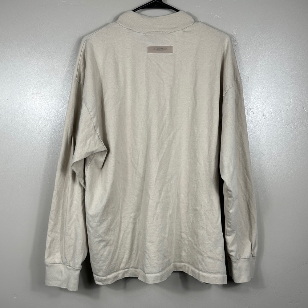 Essentials Fear Of God Cream / Beige Long Sleeve Sweatshirt Size Small - Picture 2 of 7